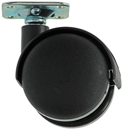Mack by tente 1013570 - dubbel rol zwart m plaat 50mm | 10 stuks