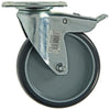 Mack by tente 1003696 - rubber zwenkwiel 2 kogell.met rem ø100mm | 4 stuks