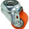 Mack by tente 1006184 - rol pu dubbele kogellager centr. gat. oranje 35mm | 18 stuks