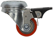 Mack by tente 1010124 - rol pu dubbele kogel.l centr. gat. rem 35mm oranje | 18 stuks - afbeelding 2