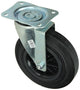 Mack by tente 1049130 - zwenkwiel bevestigingsplaat rubber met nylon velg 200mm | 4 stuks