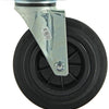 Mack by tente 1049130 - zwenkwiel bevestigingsplaat rubber met nylon velg 200mm | 4 stuks