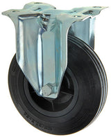 Mack by tente 1049127 - vast wiel bevestigingsplaat rubber met nylon velg 125mm | 4 stuks - afbeelding 1