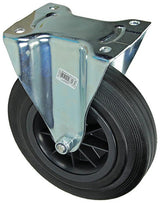 Mack by tente 1049131 - vast wiel bevestigingsplaat rubber met nylon velg 200mm | 4 stuks - afbeelding 1