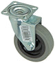Mack by tente 1013184 - rubber rol 2 kogellagers met plaat 60mm | 12 stuks