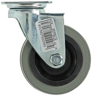 Mack by tente 1013184 - rubber rol 2 kogellagers met plaat 60mm | 12 stuks - afbeelding 2