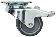 Mack by tente 1014735 - dubbel zwenkwiel 50mm op plaatmet rem | 8 stuks - afbeelding 3