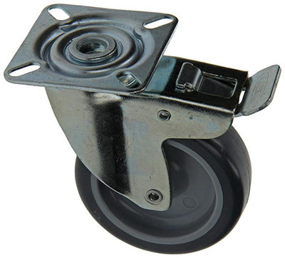Mack by tente 1015245 - rubb. rol + rem 2 kogellagers + plaat 75mm | 18 stuks