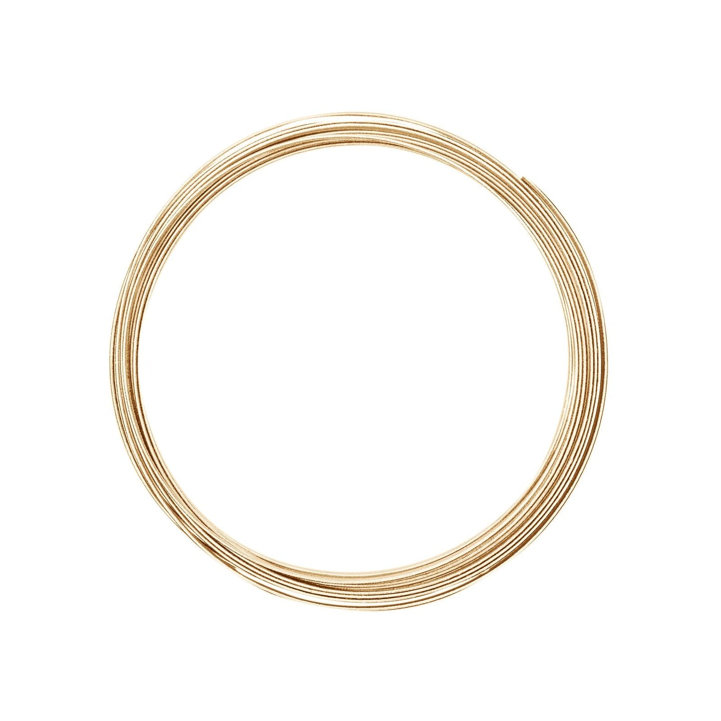 Vaessen creative • aluminiumdraad embossed plat 5mmx1mmx5m light gold