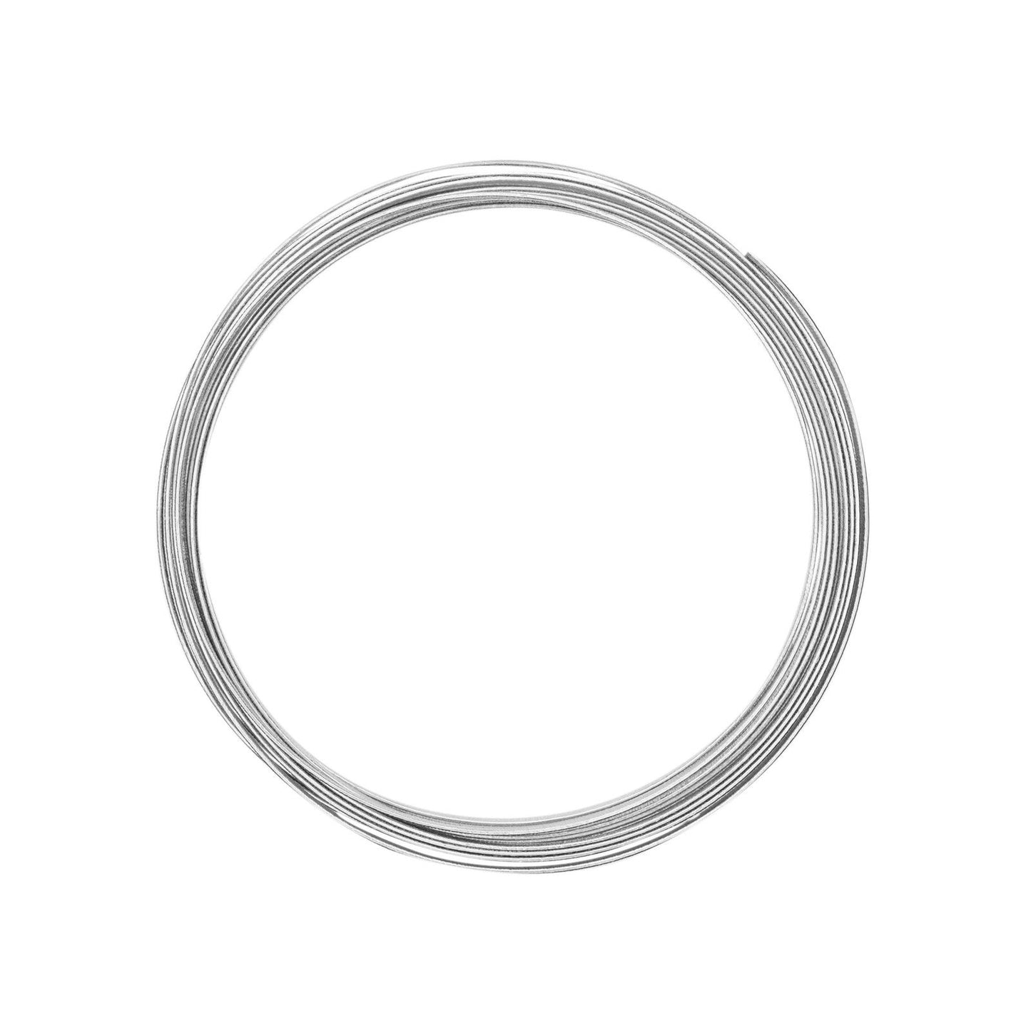Vaessen creative • aluminiumdraad embossed plat 5mmx1mmx5m silver