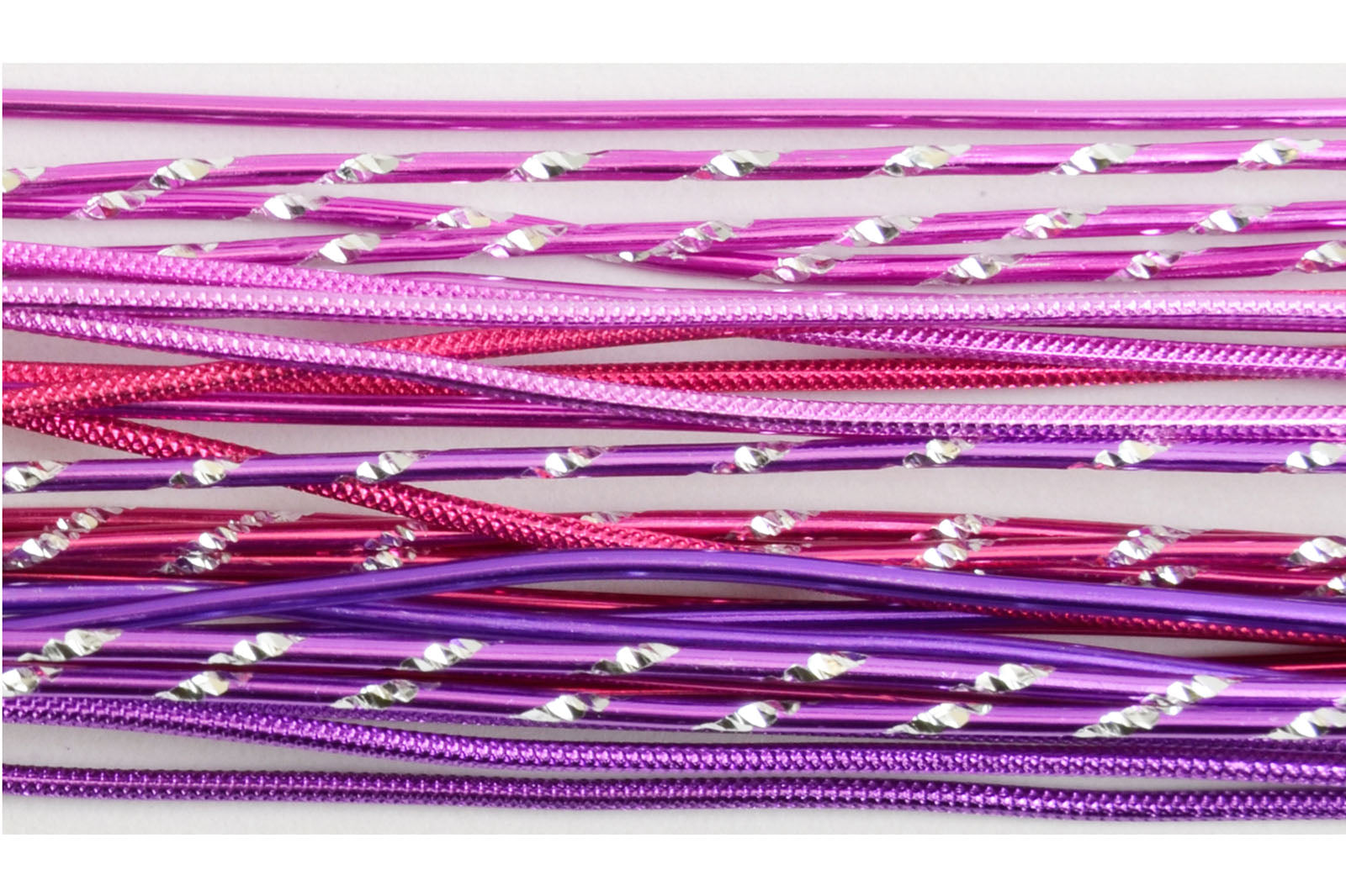 Vaessen creative • sieraden kit alu-stems 40cmx2mm paars-roze 27st.