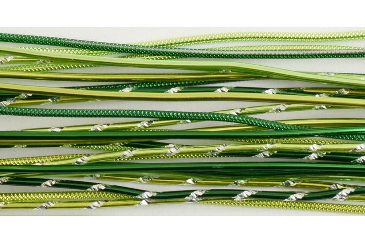 Vaessen creative • sieraden kit alu-stems 40cmx2mm groen 27st.