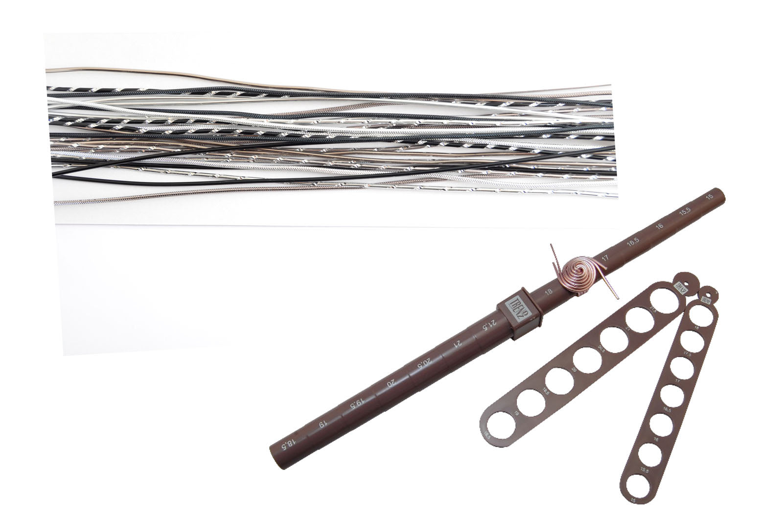 Vaessen creative • jewellery kit silver-black tool