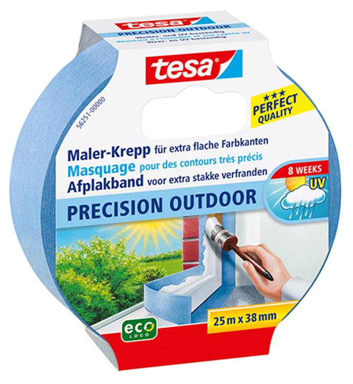 Tesa afplakband 38mm 25 meter outdoor