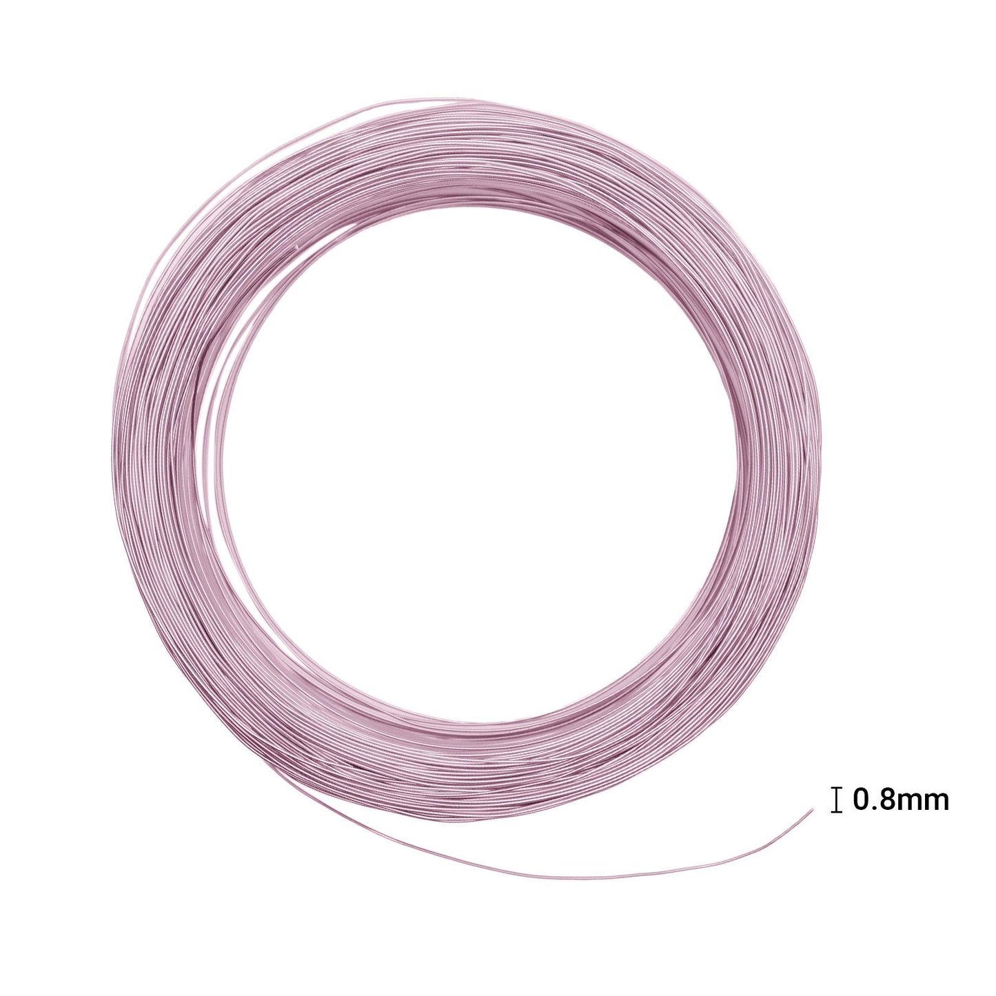 Vaessen creative • aluminiumdraad 500g 365mx0,8mm rose