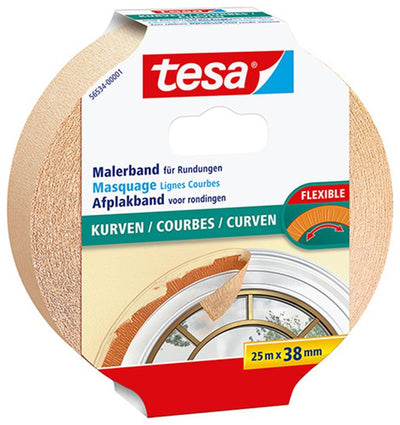 Tesa 1052457 - flex afplakband 25mx38mm | 1 stuks