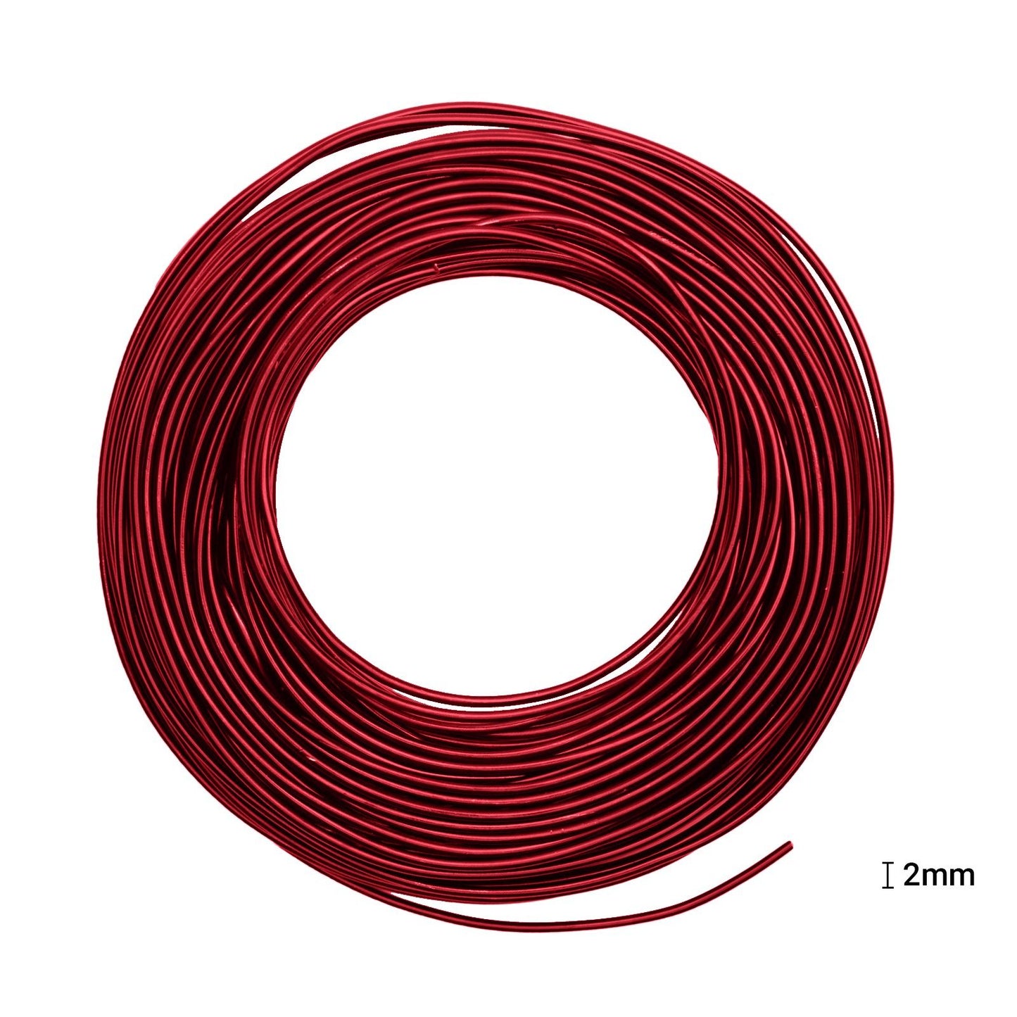 Vaessen creative • aluminiumdraad 500g 37mx2,5mm red