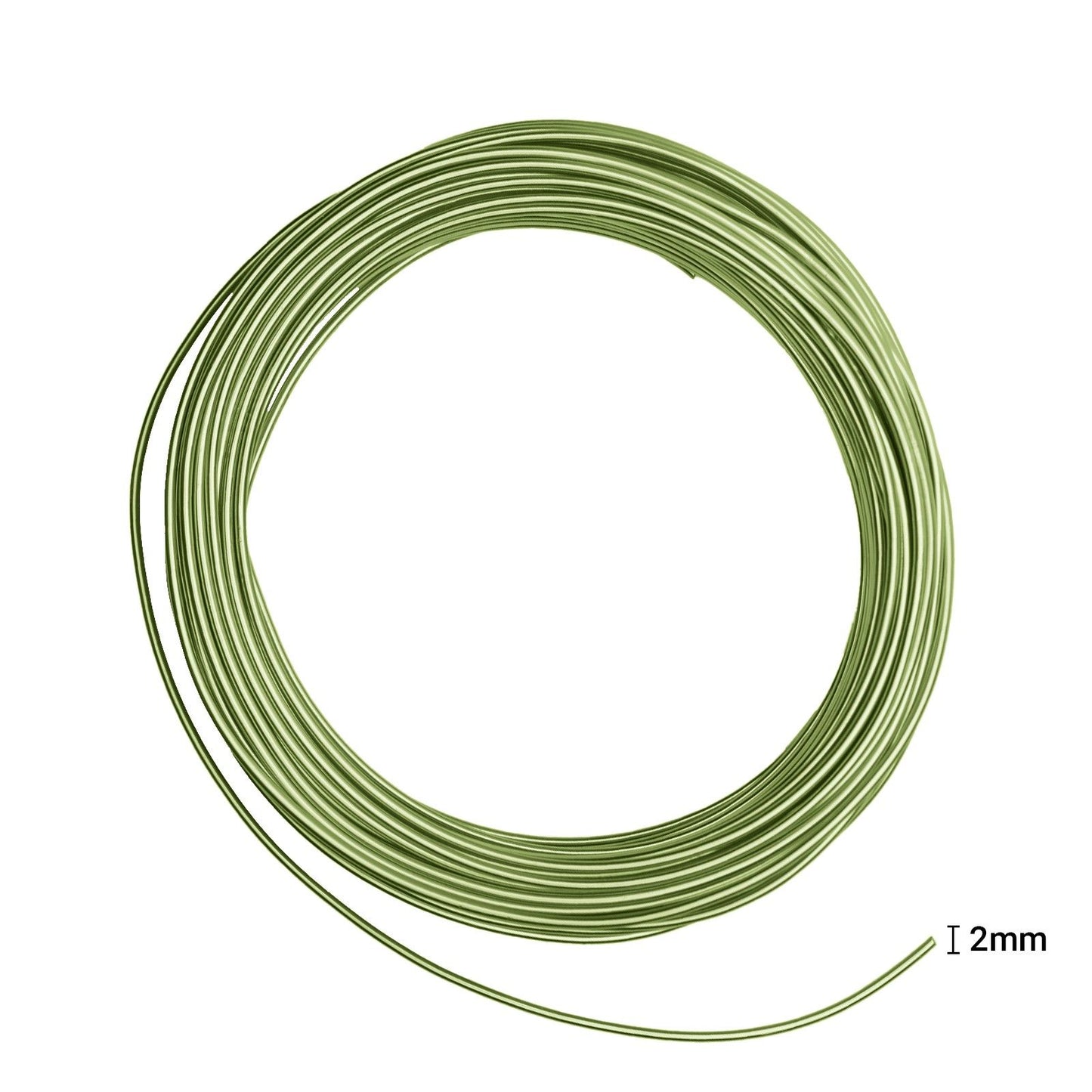 Vaessen creative • aluminiumdraad 500g 37mx2,5mm apple green