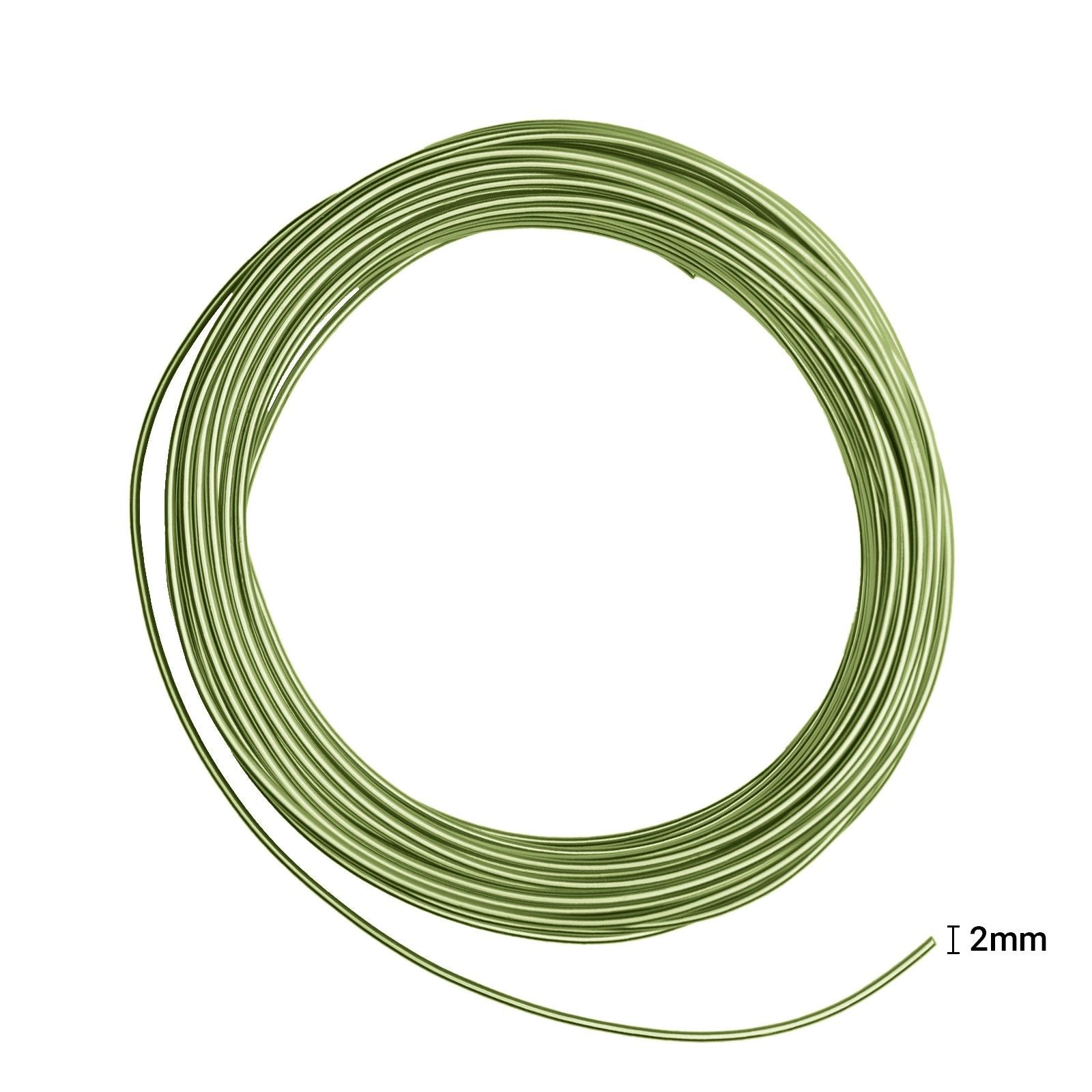 Vaessen creative • aluminiumdraad 500g 37mx2,5mm apple green