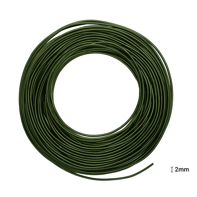 Vaessen creative • aluminiumdraad 500g 37mx2,5mm dark green