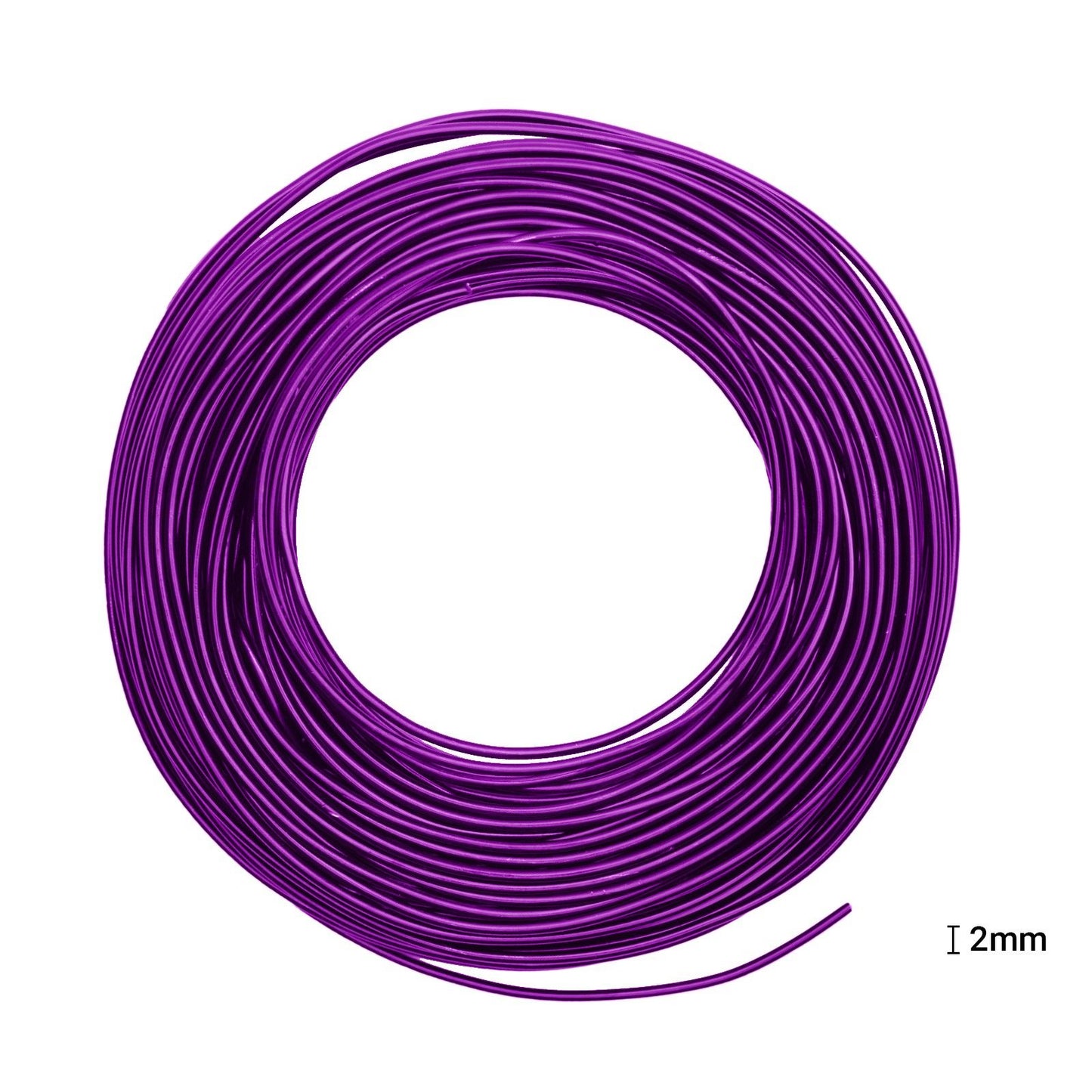Vaessen creative • aluminiumdraad 500g 37mx2,5mm lavender