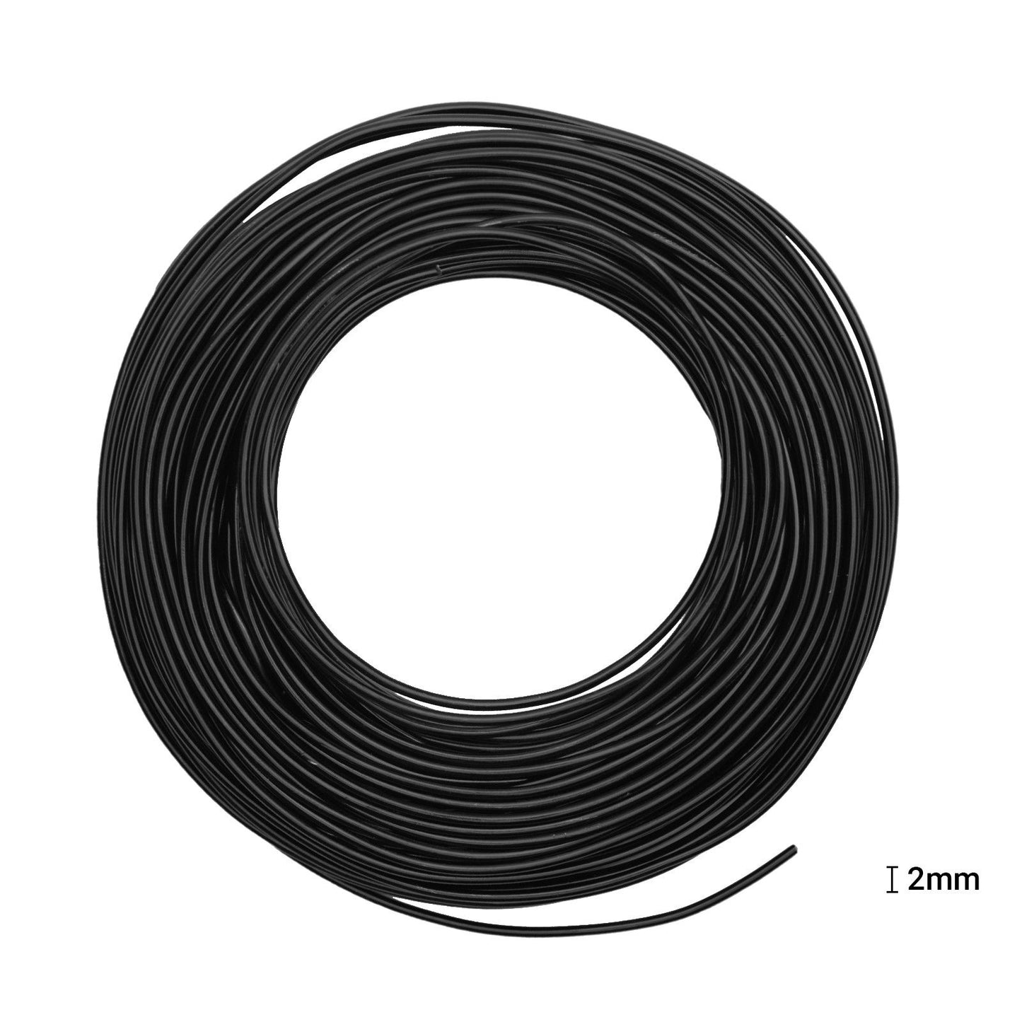 Vaessen creative • aluminiumdraad 500g 37mx2,5mm black