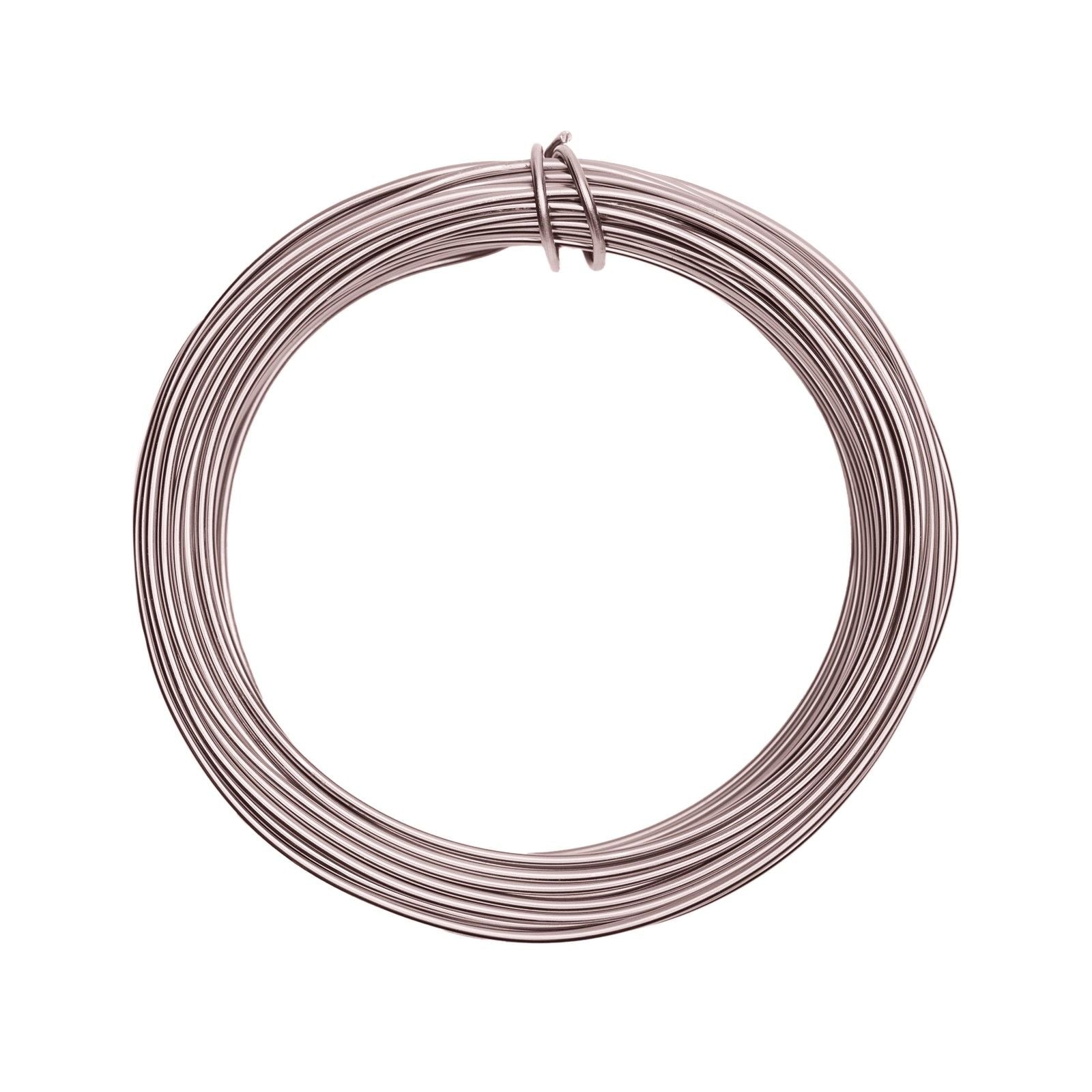 Vaessen creative • aluminiumdraad 500g 37mx2,5mm misty pink
