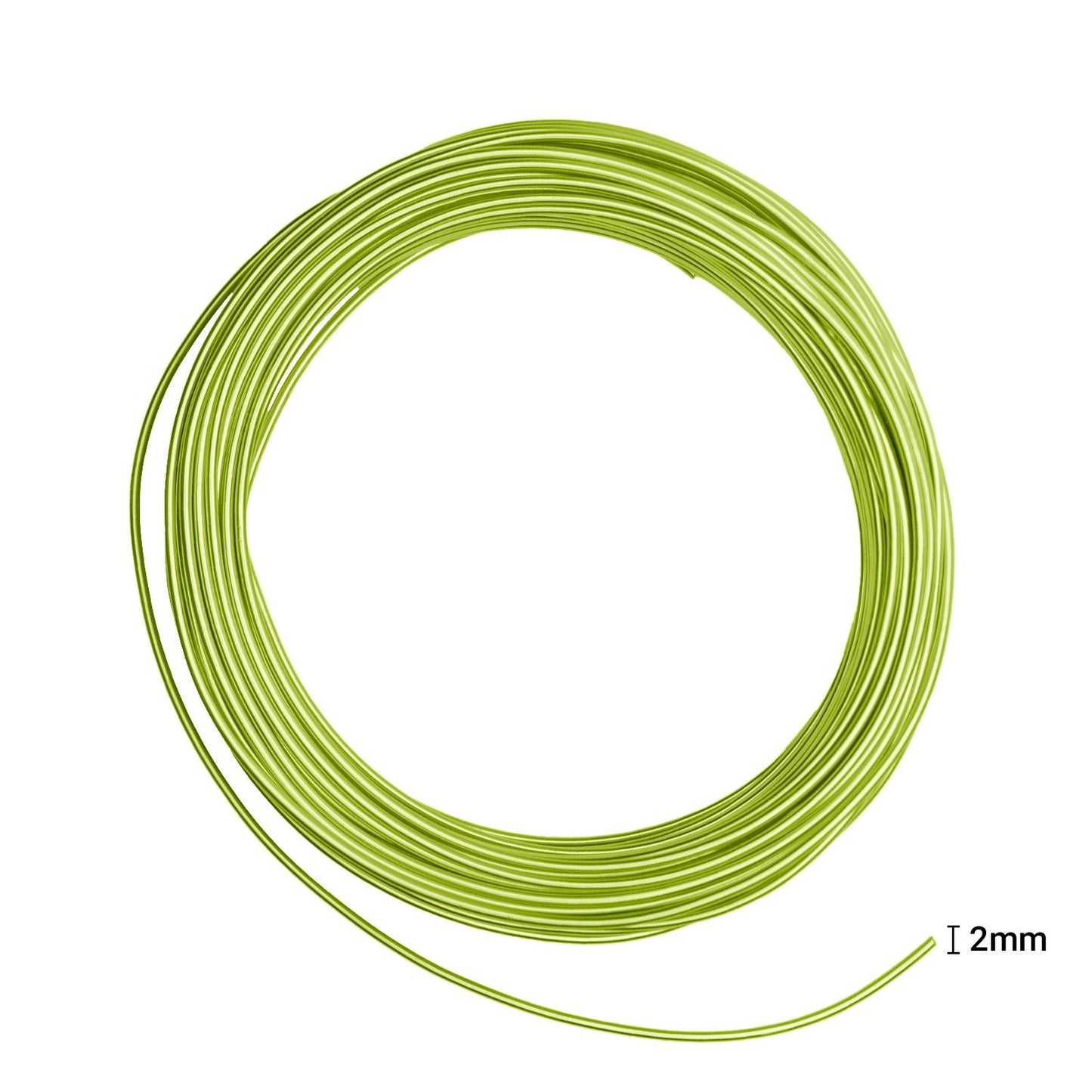 Vaessen creative • aluminiumdraad 500g 37mx2,5mm mint green