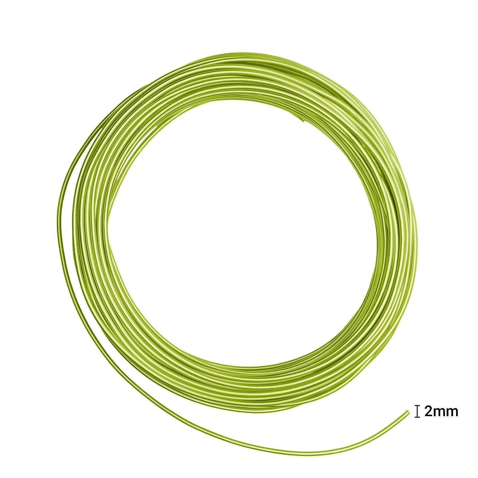 Vaessen creative • aluminiumdraad 500g 37mx2,5mm mint green