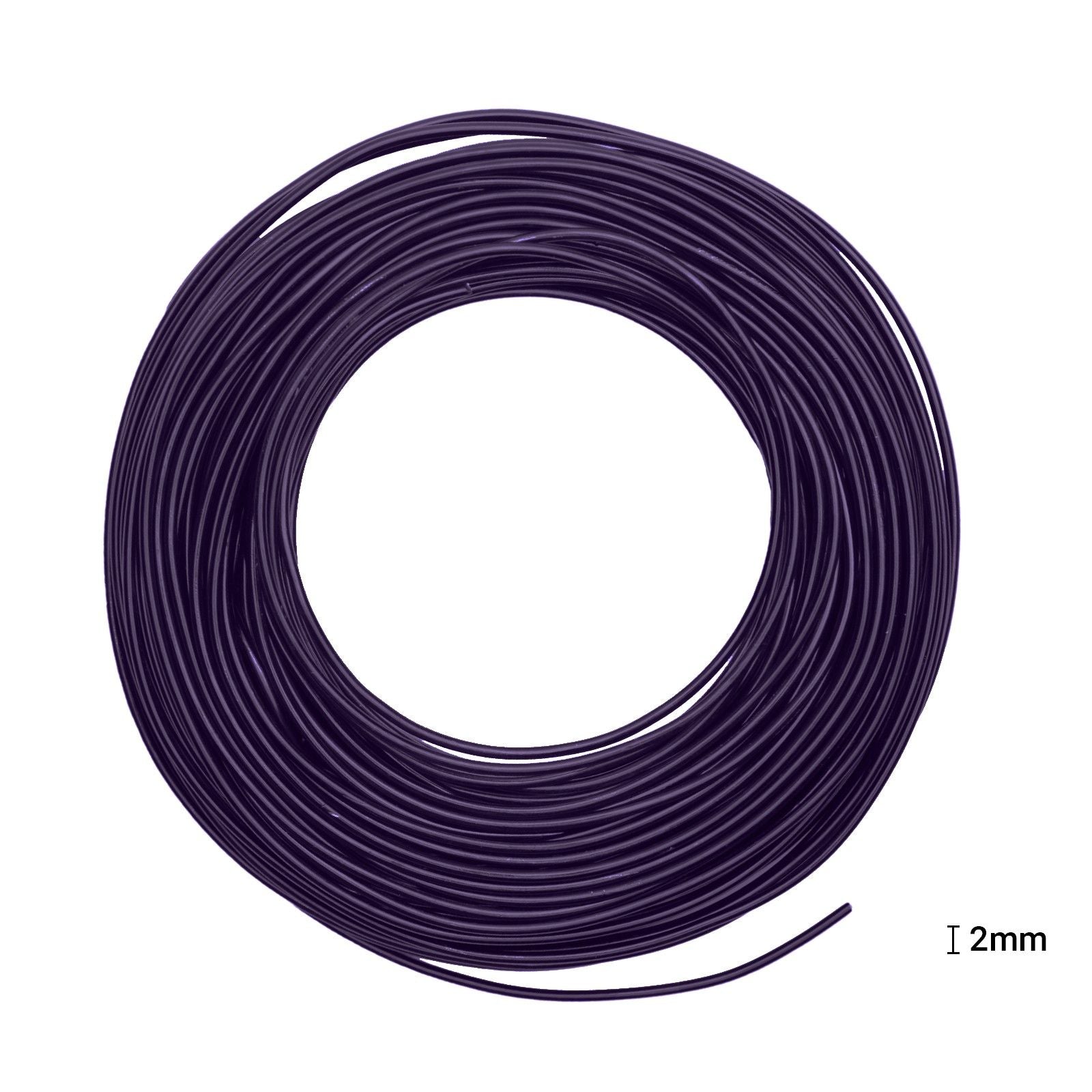 Vaessen creative • aluminiumdraad 500g 37mx2,5mm aubergine