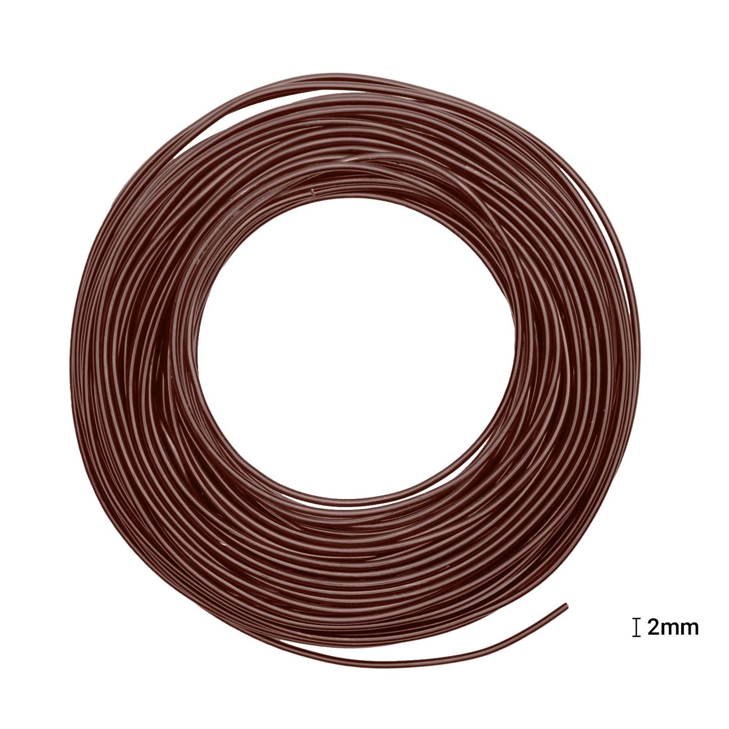 Vaessen creative • aluminiumdraad 500g 37mx2,5mm chocolate brown mat
