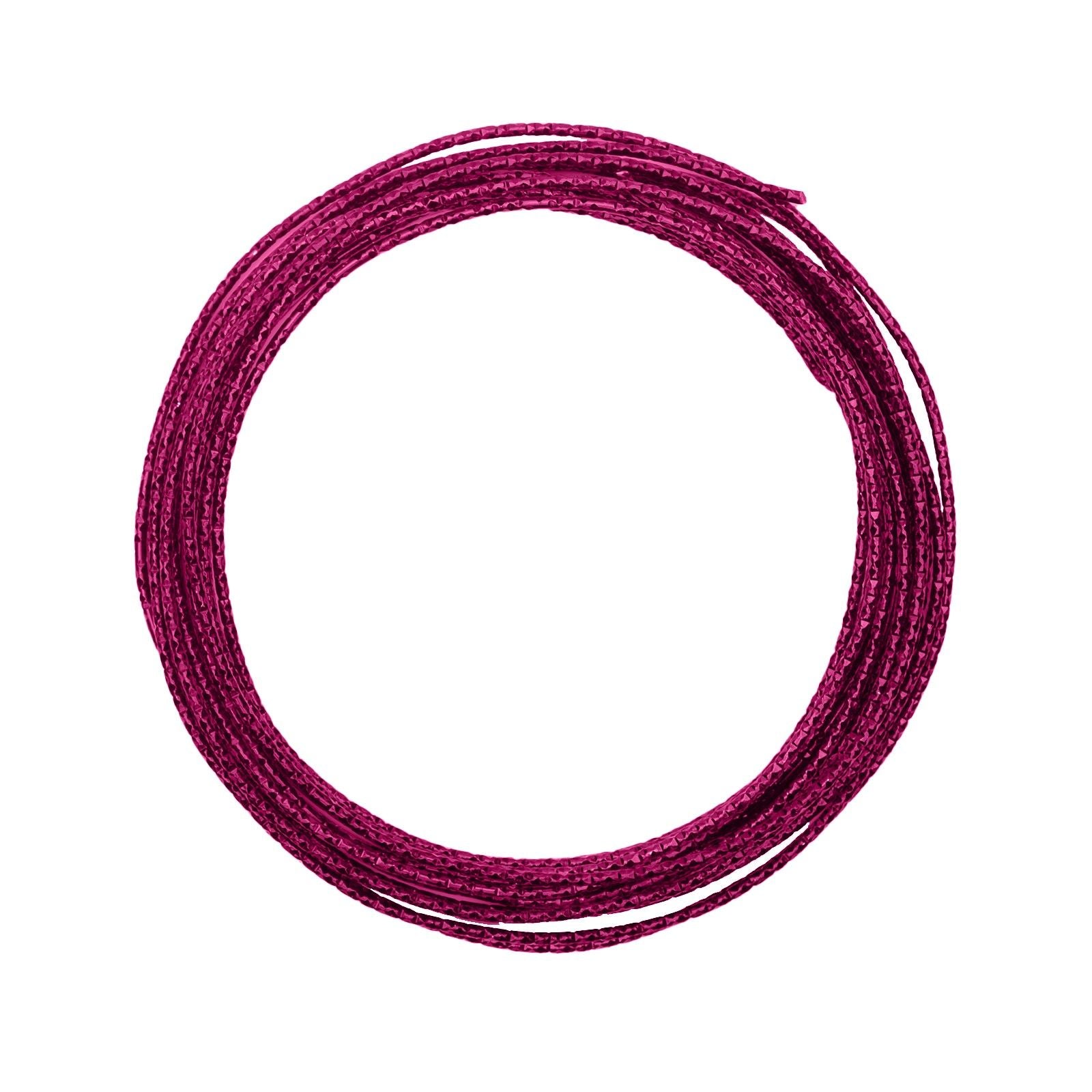 Vaessen creative • aluminiumdraad hammer 2mmx5m strong pink
