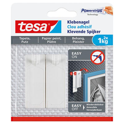 Tesa 1051200 - klevende spijker gevoelige oppervlakken 1kg | 8 stuks