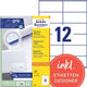 Avery universele etiketten 3424 105x48mm