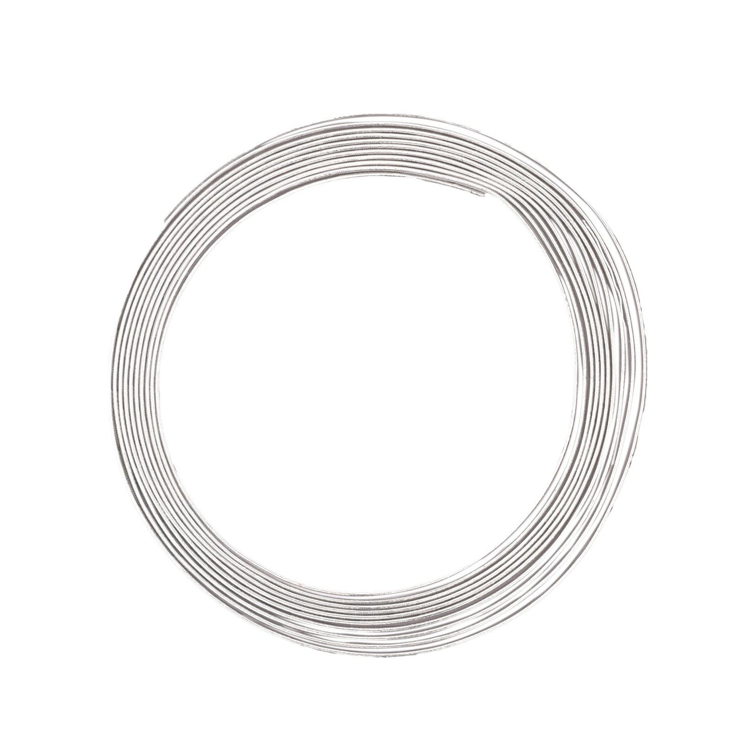 Vaessen creative • aluminiumdraad embossed plat 5mmx3m zilver