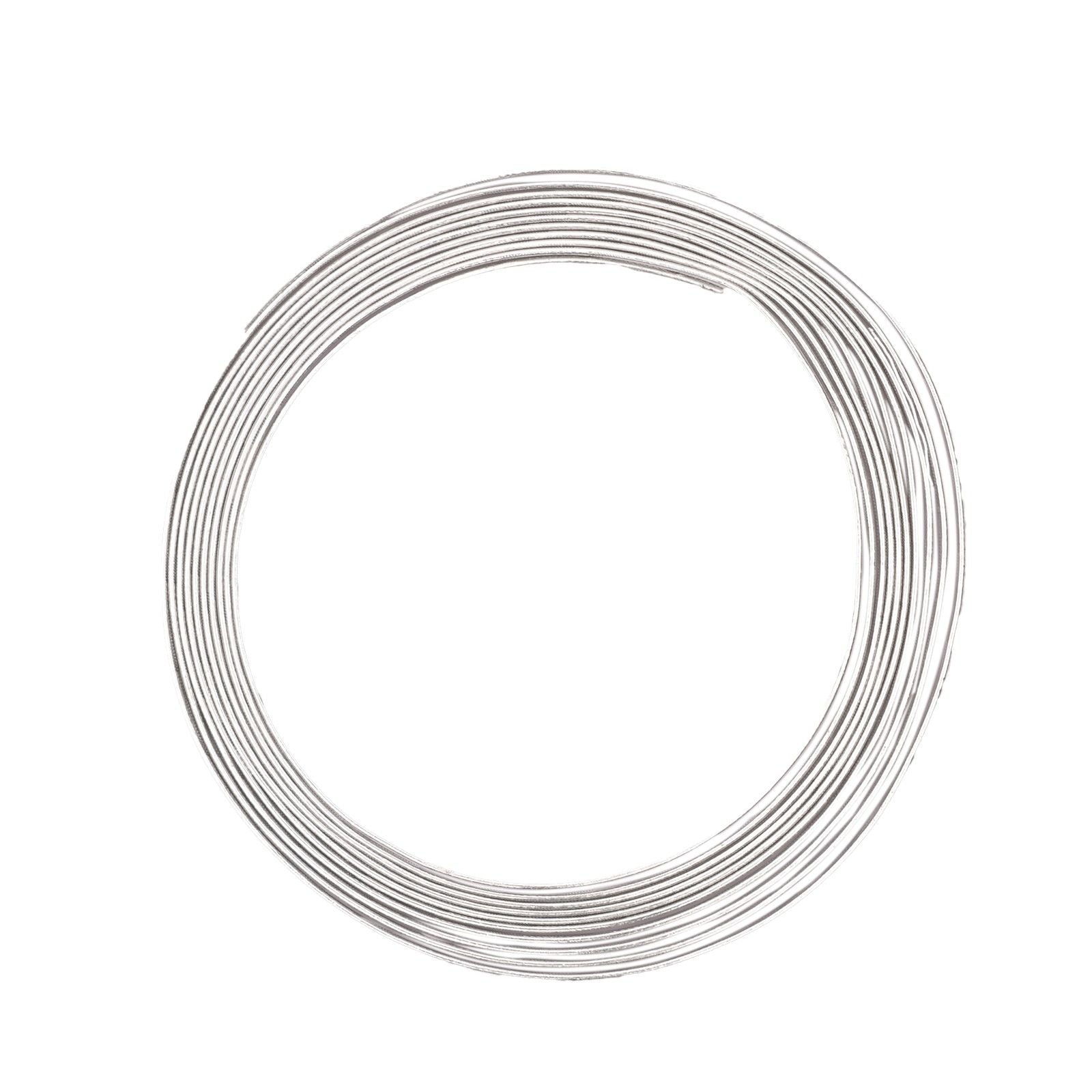 Vaessen creative • aluminiumdraad embossed plat 5mmx3m zilver