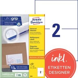 Avery universele etiketten 3655 210x148mm