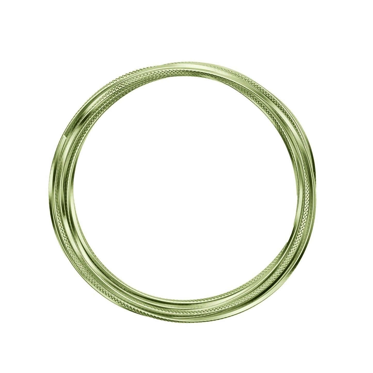 Vaessen creative • aluminiumdraad triangle embossed 2.8mmx5m apple green