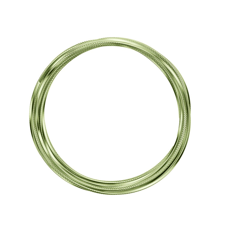 Vaessen creative • aluminiumdraad triangle embossed 2.8mmx5m apple green