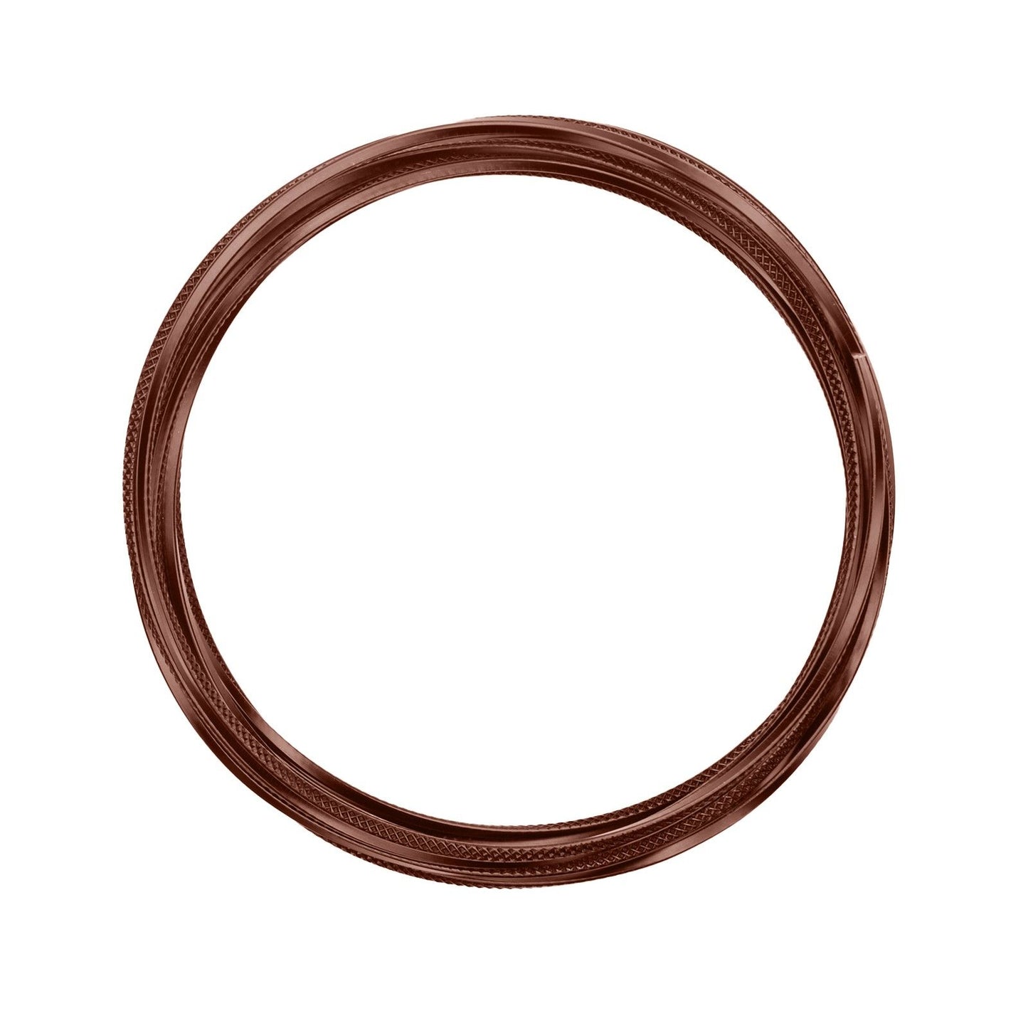 Vaessen creative • aluminiumdraad triangle embossed 2.8mmx5m chocolate