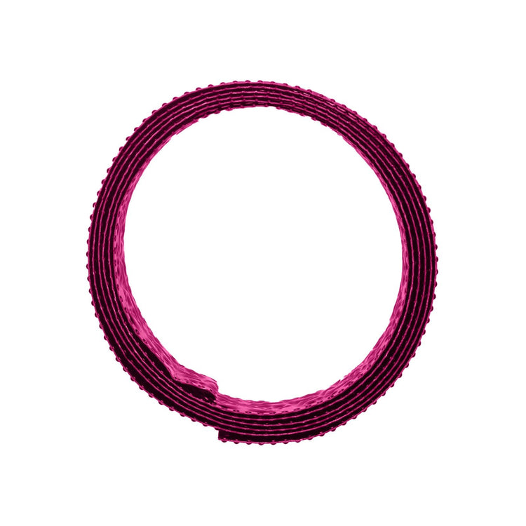 Vaessen creative • aluminiumdraad triangle embossed 2.8mmx5m strong pink