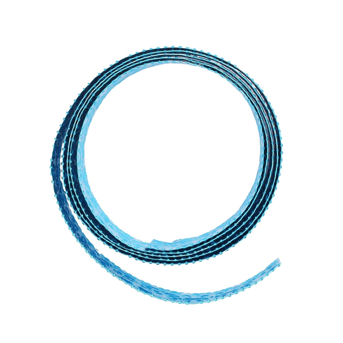 Vaessen creative • aluminiumdraad triangle embossed 2.8mmx5m turquoise