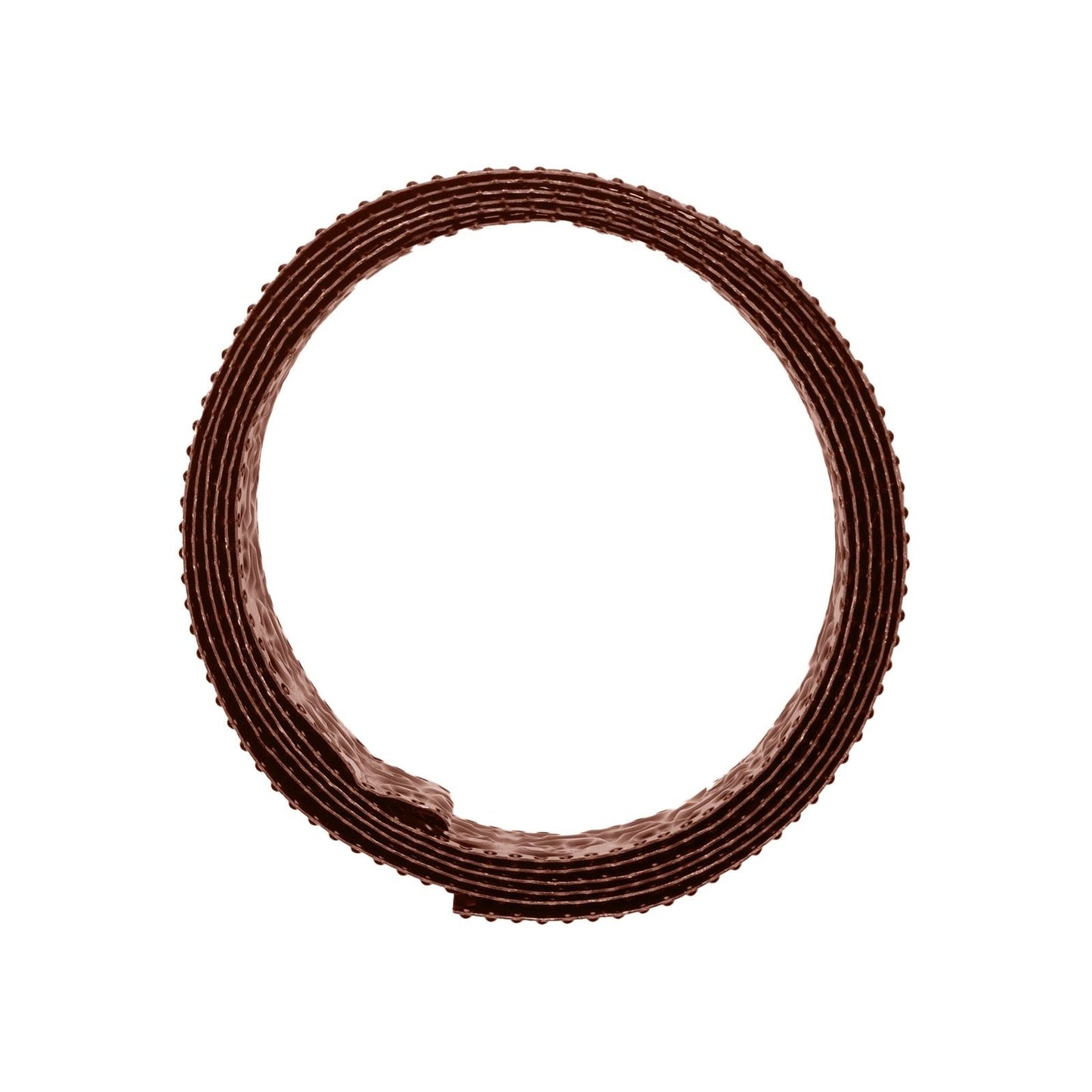Vaessen creative • aluminiumdraad triangle embossed 2.8mmx5m chocolate