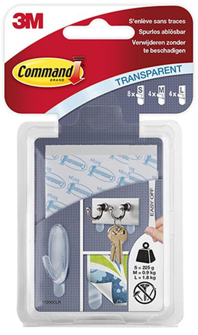 3m 1009242 - command strips 8xs 4xm 4xl | 16 stuks