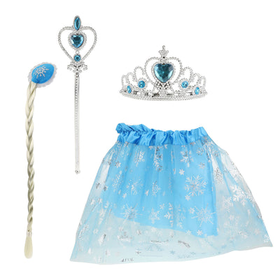 Toi-toys ice princess met tutu, tiara en staf prinses