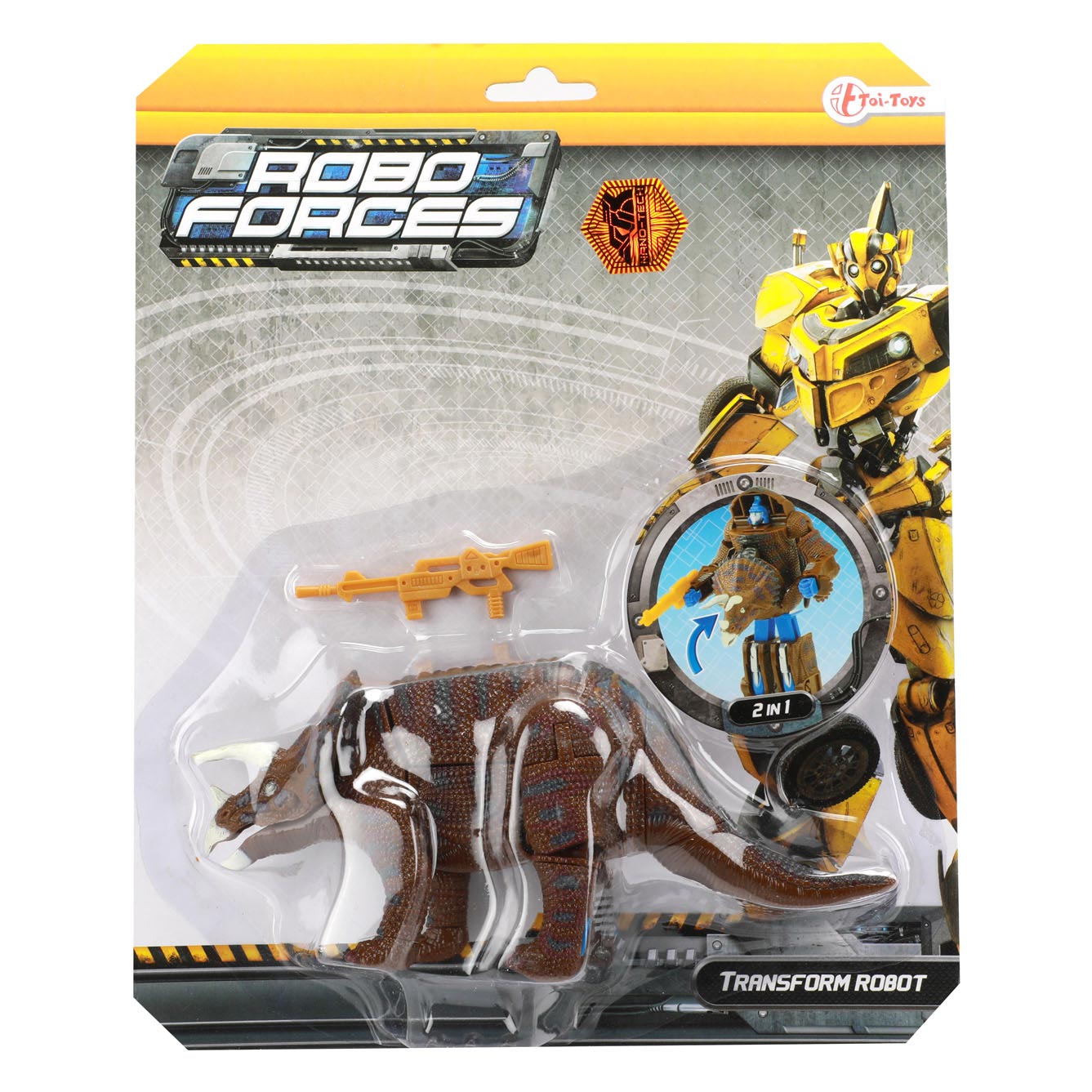 Roboforces veranderrobot dino, 17cm