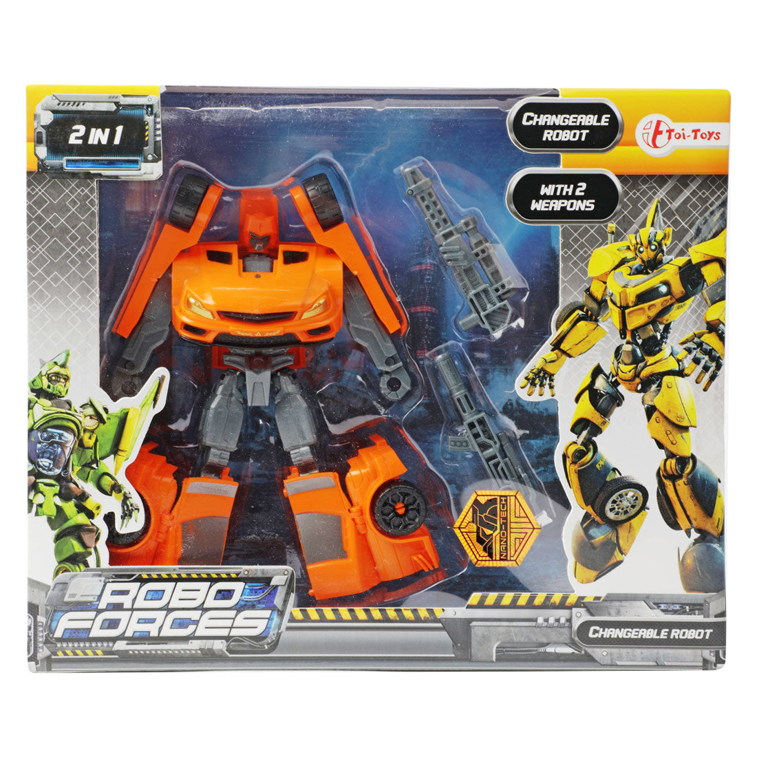 Roboforces veranderrobot sportauto