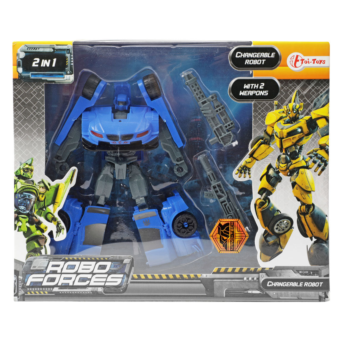 Roboforces veranderrobot sportauto