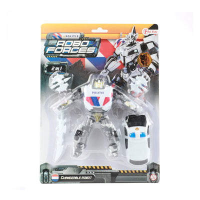 Toi-toys toi toys veranderrobot politieauto
