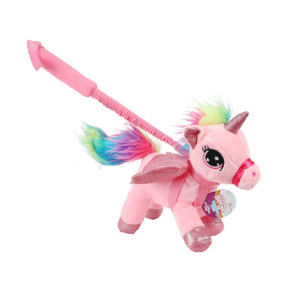 Toi-toys dream horse eenhoorn pluche aan stok